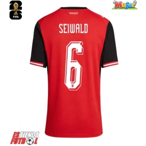 Austria Nicolas Seiwald #6 Primera Equipación Mujer Mundial 2026 Manga Corta